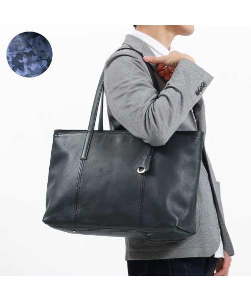aniary(アニアリ)/【正規取扱店】アニアリ トートバッグ aniary Shrink Leather Tote シュリンクレザー トート 通勤 B4 A4 日本製 07－02011/ネイビー