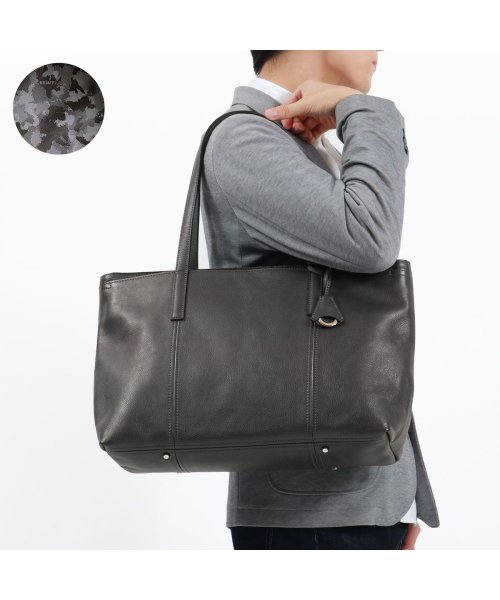 aniary(アニアリ)/【正規取扱店】アニアリ トートバッグ aniary Shrink Leather Tote シュリンクレザー トート 通勤 B4 A4 日本製 07－02011/チャコールグレー
