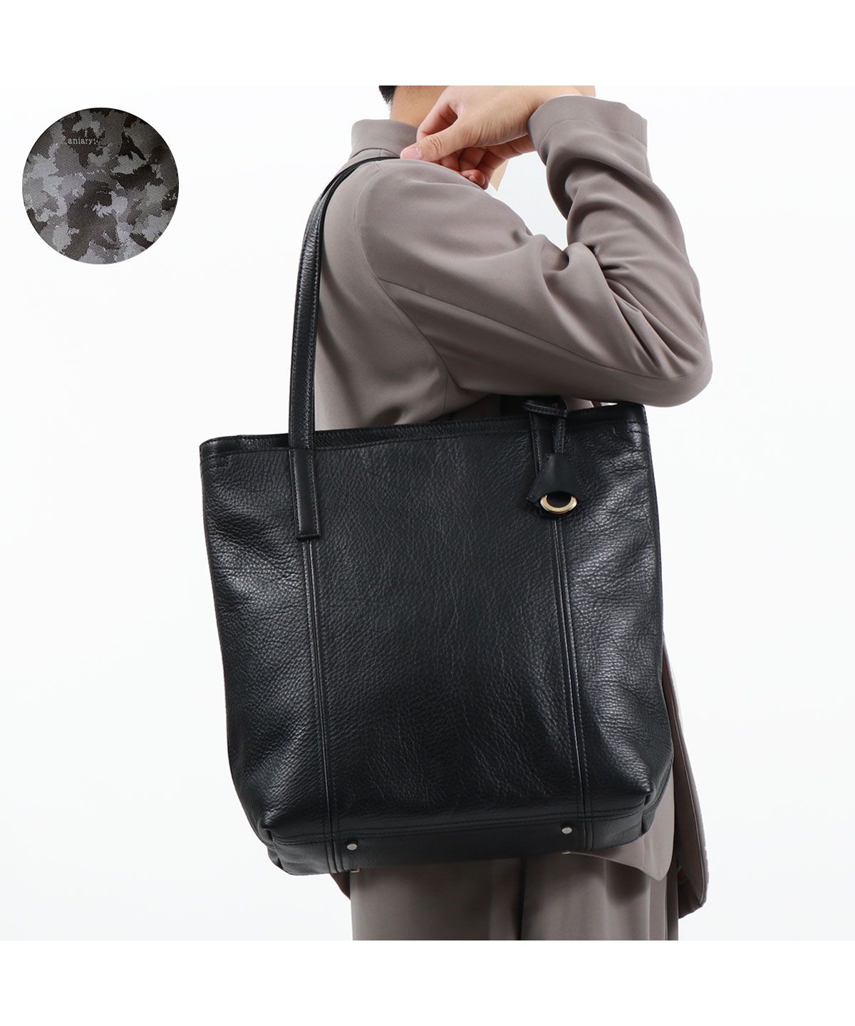 正規取扱店】アニアリ トートバッグ aniary Shrink Leather Tote 