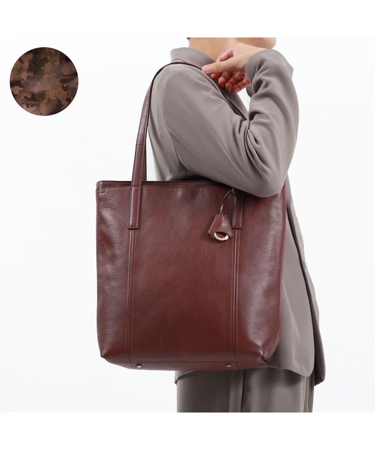 正規取扱店】アニアリ トートバッグ aniary Shrink Leather Tote