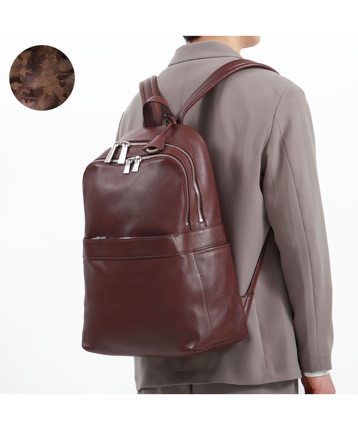 正規取扱店】アニアリ リュック aniary Shrink Leather Backpack