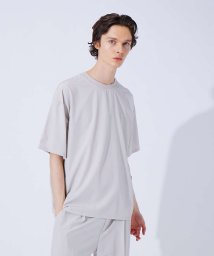 ABAHOUSE(ABAHOUSE)/【セットアップ対応】360° ストレッチ ダブルポケット 半袖 Tシャツ/グレージュ