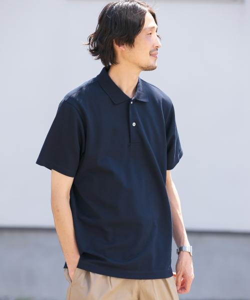 URBAN RESEARCH DOORS(アーバンリサーチドアーズ)/LIFE STYLE TAILOR　カノコ半袖プルオーバー/NAVY