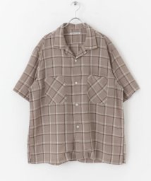URBAN RESEARCH/WORK NOT WORK　Open Collar Checked Shirts/504740753