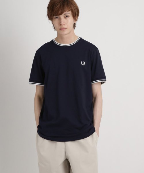 Dessin(デッサン)/FRED PERRY Tシャツ/ネイビー（093）