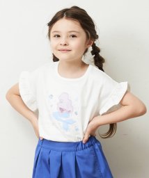 a.v.v(KID'S)(アー・ヴェ・ヴェキッズ)/[140－150]フリルスリーブアソートモチーフTシャツ/【新色】マーメイド