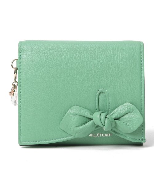 JILLSTUART(WALLET)(ジルスチュアート（ウォレット）)/アンティーク　2つ折りウォレット/ライトグリーン