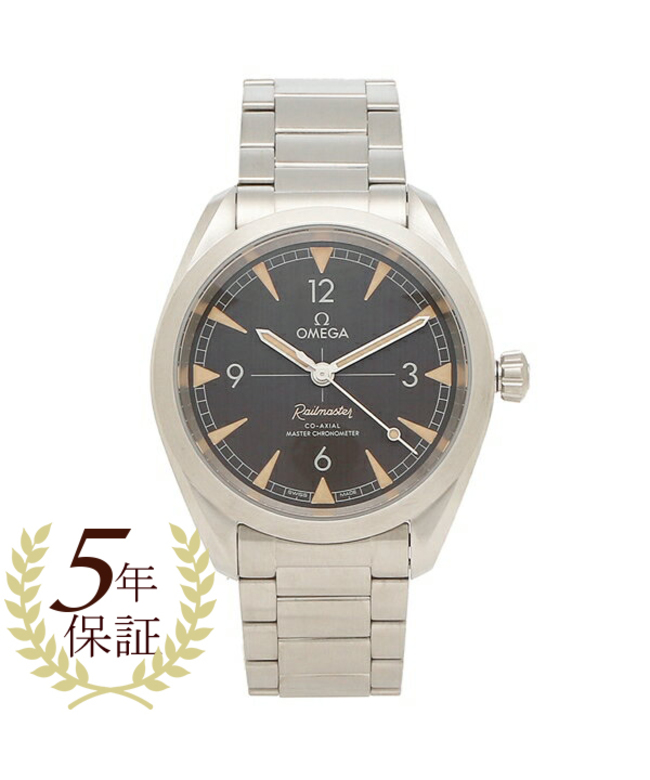 オメガ 時計 メンズ シーマスター 40mm 自動巻 ブラック シルバー OMEGA 220.10.40.20.01.001 ステンレス