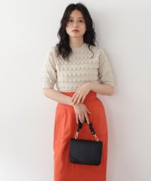 N Natural Beauty Basic(エヌナチュラルビューティベーシック)/ウェーブパターンニット/オフ