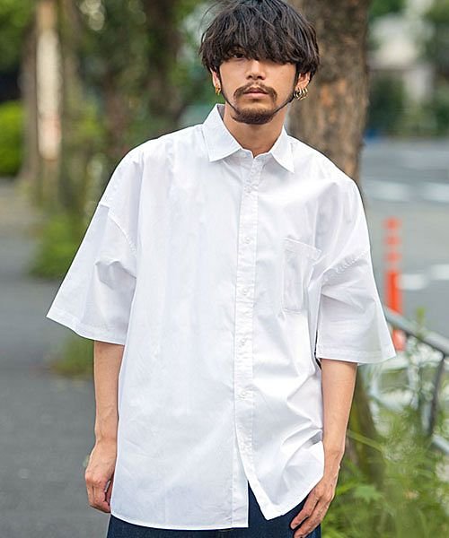 Cavaria ビッグシルエット半袖ブロードシャツ メンズ ブランド おしゃれ カジュアル 大人 大きいサイズ 半袖 シャツ 無地 ストライプ ブロード シャツ キャバリア Cavaria Magaseek Cavaria ビッグシルエット半袖ブロードシャツ メンズ ブランド おしゃれ カジュアル 大人 大きいサイズ 半袖 シャツ 無地 ストライプ ブロード シャツ キャバリア Cavaria Magaseek