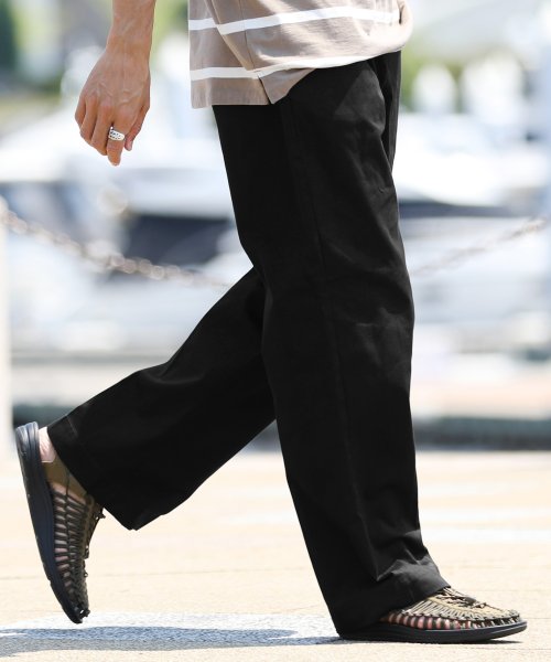 カラーワイドパンツ ワイドパンツ メンズ きれいめ おしゃれ ボトムス ワイドシルエット ジギーズショップ Jiggys Shop Magaseek