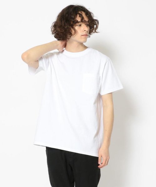 BEAVER(ビーバー)/Goodwear/グッドウェア  S/S POCKET TEE　S/Sポケットティー　Tシャツ/ホワイト