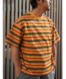 BEAVER/MANASTASH/マナスタッシュ　MS PIGMENT BORDER LOOSE TEE MSピグメントボーダールーズティー/504746477