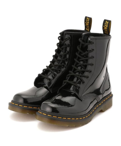 BEAVER(ビーバー)/Dr.Martens(ドクターマーチン) MEN'S WOMEN'S / 1460 W 8 eyes / 8ホールパテントブーツシューズ/ブラック