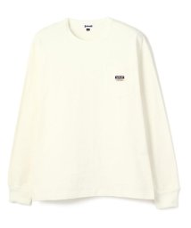 Schott(ショット)/LS WORK LABEL POCKET/ワークラベル ポケット ロンT/ホワイト