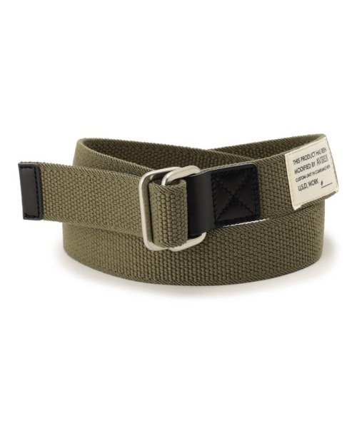 AVIREX(AVIREX)/AVIREX STRETCH BELT/ ストレッチベルト / アヴィレックス/オリーブ