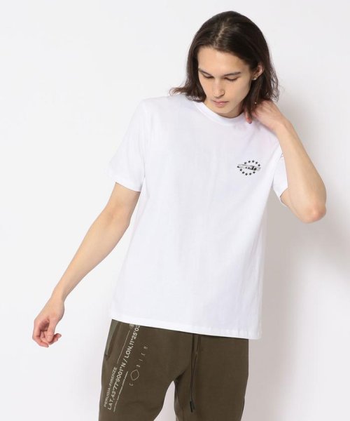 B'2nd(ビーセカンド)/QWERTY (クワーティ)Transition Embroidery SS TEE/ホワイト