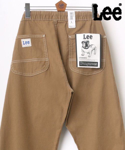 LAZAR(ラザル)/【Lazar】Lee/リー DUNGAREES BAKER EASY CROP PANTS/ベーカーイージークロップドパンツ/ルーズテーパードパンツ/ベージュ