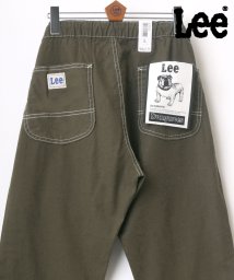 LAZAR(ラザル)/【Lazar】Lee/リー DUNGAREES BAKER EASY CROP PANTS/ベーカーイージークロップドパンツ/ルーズテーパードパンツ/オリーブ