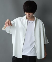 SITRY(SITRY)/【SITRY】Oversize Drop shoulder Regular collar shirt/オーバーサイズ ドロップショルダー レギュラーカラーシャツ/ホワイト