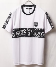 ar/mg/【73】【12202】【it】【SY32 by SWEET YEARS】ACTIVE EXCHANGE BOX LOGO TEE/504745766
