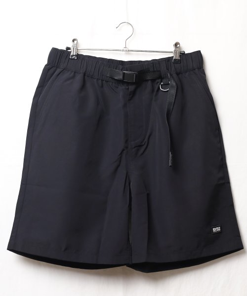 ar/mg(エーアールエムジー)/【73】【TNS1756】【it】【SY32 by SWEET YEARS】NYLON TUSSAH SHORT PANT/ブラック