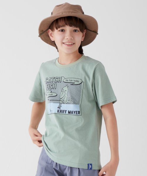 KRIFF MAYER(クリフ メイヤー)/ハシビロコウTEE (130~170cm)/MINT-GREEN