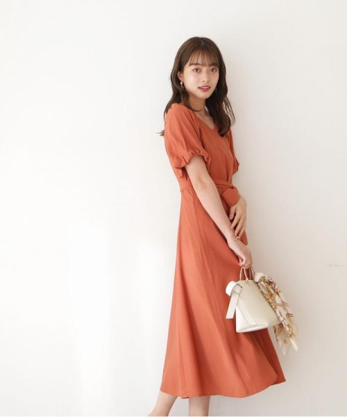 セール ボリュームスリーブロングワンピース プロポーション ボディドレッシング Proportion Body Dressing Magaseek