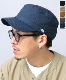 Besiquenti(ベーシックエンチ)/アメリカン ワークキャップ 星条旗 刺繍 コットン 帽子 メンズ カジュアル シンプル/ネイビー