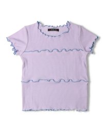 Caldia/【子供服】 Caldia (カルディア) 配色メローテレコ半袖Ｔシャツ 80cm～140cm A36802/504750066