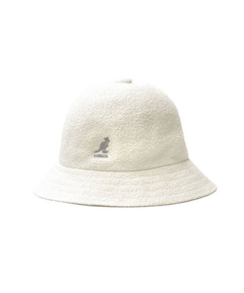 KANGOL(KANGOL)/カンゴール ハット KANGOL Bermuda Casual バミューダカジュアル 帽子 ベルハット バケット ロゴ タオル地 パイル 親子 195－1690/ホワイト