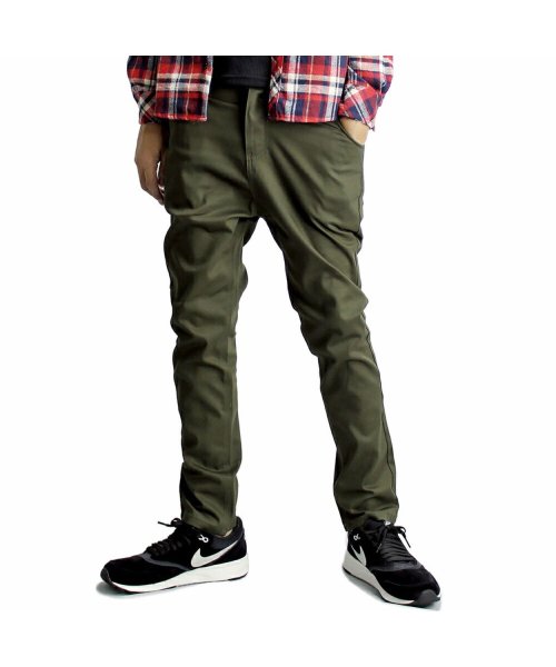 サルエルパンツ メンズ デニム ストレッチ スキニーパンツ ジーンズ メンズファッション M L Ll Geneless Geneless Magaseek