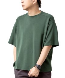  GENELESS(GENELESS)/tシャツ メンズ 接触冷感 半袖tシャツ ゆったり オーバーサイズ 半袖 Tシャツ 涼しい ビッグサイズ/カーキ