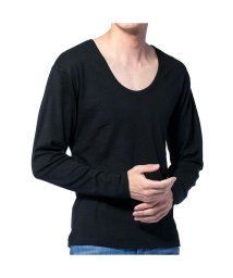  GENELESS/tシャツ メンズ 無地 Vネック Uネック ストレッチ インナー 長袖 7分袖 ロンT 選べる袖丈/504750936