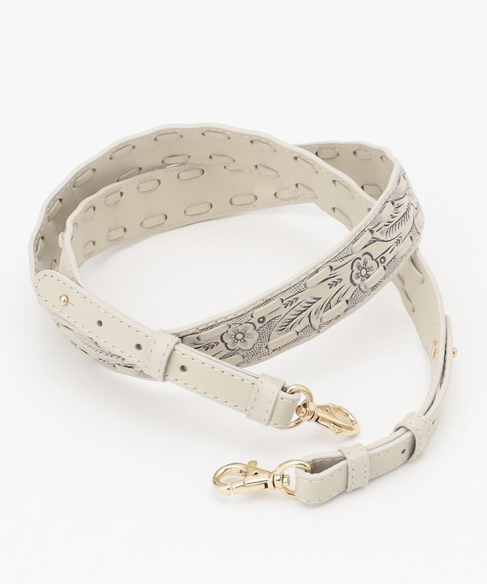 GRACECONTINENTAL Shoulder strap キナリ F GRACECONTINENTAL Shoulder strap キナリ F