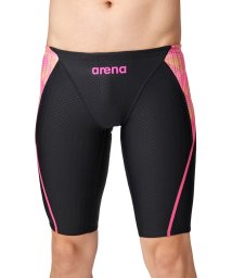 arena (アリーナ)/【FINA承認】アクアレーシング ジュニアハーフスパッツ【アウトレット】/ブラック×ピンク