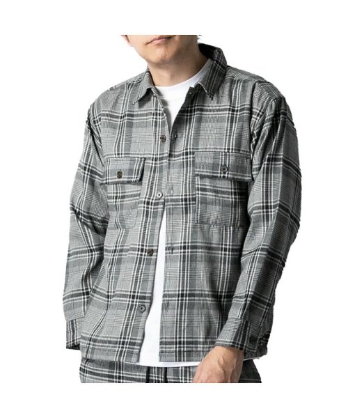 セール チェックシャツ メンズ 暖かい Cpoシャツ 長袖 シャツ カジュアルシャツ チェック 秋冬 全4色 0470 6000 Geneless Geneless Magaseek