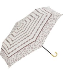 Wpc．(Wpc．)/【Wpc.公式】雨傘 レースボーダー ミニ 50cm 晴雨兼用 レディース 傘 折りたたみ 折り畳み 折りたたみ傘/ピンク