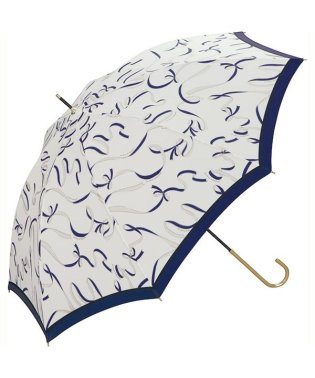 Wpc．/【Wpc.公式】雨傘 リボンスカーフ  58cm 継続はっ水 晴雨兼用 レディース 長傘/504748569