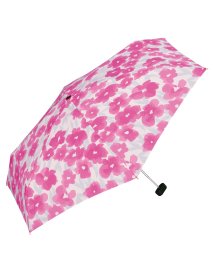 Wpc．(Wpc．)/【Wpc.公式】雨傘 グラデーションフラワー ミニ  50cm 晴雨兼用 レディース 折りたたみ傘/PK