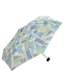 Wpc．(Wpc．)/【Wpc.公式】雨傘 ヴィンテージパリス ミニ 50cm 軽量 晴雨兼用 レディース 折りたたみ 折り畳み 折りたたみ傘/BL