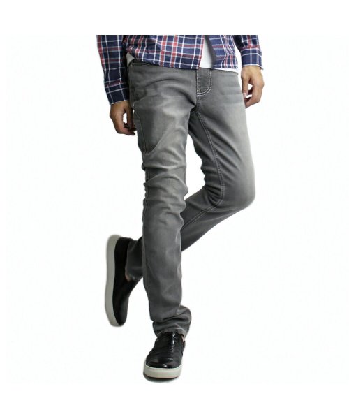 サルエルパンツ メンズ デニム ストレッチ スキニーパンツ ジーンズ メンズファッション M L Ll Geneless Geneless Magaseek