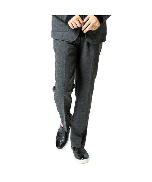 セール トラウザー パンツ メンズ ツイード ウール ズボン テーパードパンツ 暖かい トラウザーパンツ 全4色 Geneless Geneless Magaseek
