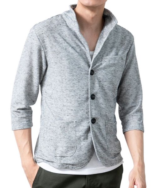 テーラードジャケット メンズ イタリアンカラー 7分袖 麻 テーラード ジャケット 七分袖 サマージャケット Geneless Geneless Magaseek