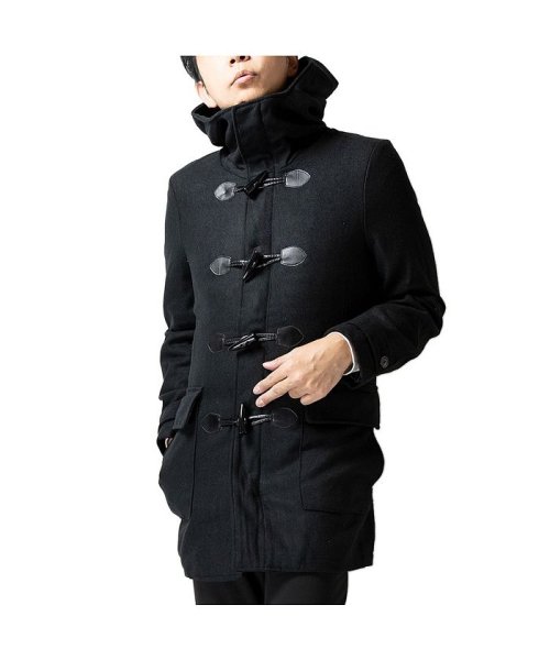 メンズ アウター コート 冬 ロングコート ダッフルコート ウール 細身 全4色 S M L Ll Geneless Geneless Magaseek