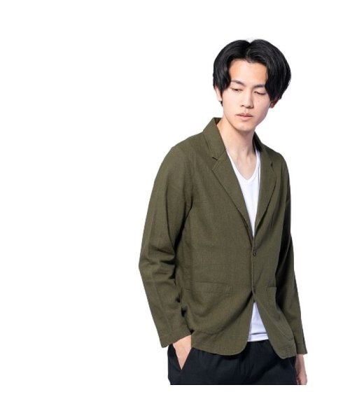 テーラードジャケット メンズ 麻 長袖 リネン テーラード ジャケット 夏 涼しい サマージャケット Geneless Geneless Magaseek