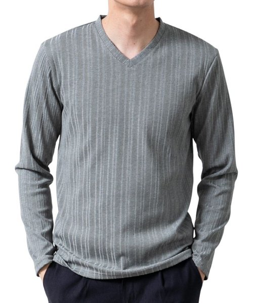 セール Geneless Geneless Tシャツ メンズ 秋 長袖 トップス インナー ロンt ストレッチ Vネック カットソー 長袖tシャツ Magaseek