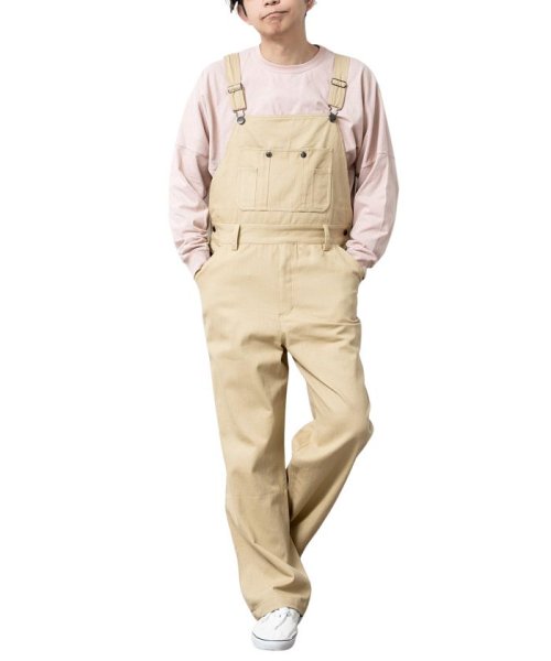 セール オーバーオール メンズ サロペット 綿 つなぎ 作業着 ゆったり 無地 男女兼用 ユニセックス オールインワン Geneless Geneless Magaseek