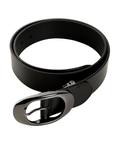 ブラックニッケルバックル グラデーション本革ベルト ベルト メンズ ブランド 本革 カジュアル 革 プレゼント ギフト 男性 彼氏 父 誕生日 父の日 ジギーズショップ Jiggys Shop Magaseek