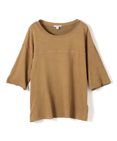 JAMES PERSE(JAMES PERSE)/フレンチテリー フットボールTシャツ WXA3742/47ブラウン